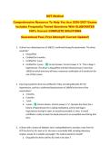 DOT Medical &NewLine;Comprehensive Resource To Help You Ace 2026-2027 Exams &NewLine;Includes Frequently Tested Questions With ELABORATED &NewLine;100&percnt; Correct COMPLETE SOLUTIONS &NewLine;Guaranteed Pass First Attempt&excl;&excl; Current Update&excl;&excl;