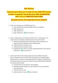 DOT Physical  &NewLine;Comprehensive Resource To Help You Ace 2026-2027 Exams &NewLine;Includes Frequently Tested Questions With ELABORATED &NewLine;100&percnt; Correct COMPLETE SOLUTIONS &NewLine;Guaranteed Pass First Attempt&excl;&excl; Current Update&excl;&excl;