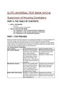 2026&sol;2027 Elite Universal Test Bank&colon; NYCHA Supervisor of Housing Caretakers &vert; S-Tier Master Blueprint & Practice Exam