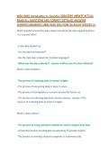 WGU D491 Introduction to Analytics &sol; Study Guide &sol; Questions And Answers &lpar;A&plus; Graded&rpar;&NewLine;