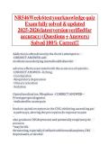 NR546 Week 6 test your knowledge quiz Exam fully solved & updated &lpar;latest version verified for accuracy&rpar; &lpar;Questions &plus; Answers&rpar; Solved 100&percnt; Correct&excl;&excl;&NewLine;