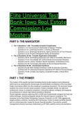 Elite Iowa Real Estate Commission &lpar;IREC&rpar; Law Test Bank 2026&sol;2027 &vert; 55&plus; Q&A Mastery &lpar;HF 2394 & HF 2326 Updated&rpar;