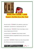 NURS 5461 Exam 1 &vert; 300&plus; Exam Questions & Verified Answers &vert; Anemia&comma; Endocrine Disorders&comma; Neurology&comma; Hypertension&comma; Diabetes & Pharmacology &vert; MSN&sol;FNP