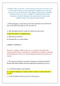 NURSING MISC 3P EXAM 1&comma; EXAM 2&comma;EXAM 3&comma;EXAM 4 & EXAM 5 &lpar;ALL IN ONE DOCUMENT&rpar; LATEST 2026&sol;2027 COMPLETE ACCURATE EXAM ACTUAL QUESTIONS AND CORRECT DETAILED ANSWERS WITH RATIONALES &lpar;100&percnt; CORRECT VERIFIED SOLUTIONS&rpar; NEWEST UPDATED VERSION 2026 EDITION &vert;FULL R