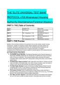 2026&sol;2027 ELITE Mississippi Housing Authority Maintenance Foreman Test Bank &vert; NSPIRE & MS Code &lpar;19&plus; Q&A &plus; Mentor Analysis&rpar;