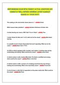 Bmw memBers exam wITH COrreCT aCTUaL QUesTIONs aND&NewLine;COrreCTLY weLL DeFINeD aNswers LaTesT aLreaDY&NewLine;GraDeD a&plus; &lpar;2026&sol;2027&rpar; 