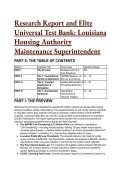 S-Tier Louisiana Housing Authority Maintenance Superintendent Prep&colon; Universal Test Bank & NSPIRE Guide &lpar;2026&sol;2027&rpar;