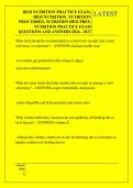 HESI NUTRITION PRACTICE EXAM&comma; &NewLine;HESI NUTRITION&comma; NUTRITION &NewLine;PROCTORED&comma; NUTRITION HESI PREP&comma; &NewLine;NUTRITION PRACTICE EXAM &NewLine;QUESTIONS AND ANSWERS 2026 - 2027