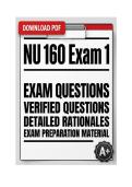 NU 160&sol;NU160 Exam 1 &vert; Mental Health Concepts &lpar;2026&rpar; Actual Q&A PDF &vert; Galen College