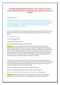 ACID-BASE BALANCE PRACTICE EXAM 2026 &ndash; 300&plus; Questions with Verified &NewLine;Answers and Detailed Rationales Covering Metabolic and Respiratory Acidosis and &NewLine;Alkalosis 