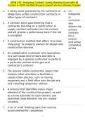 AFSB 152&colon; Analyzing Contract Surety Bonding Exam with all Correct & 100&percnt; Verified Answers &vert;Latest Version &vert;Already Graded A&plus;
