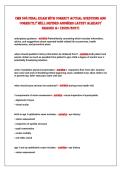 CMN 568 FINAL EXAM WITH CORRECT ACTUAL QUESTIONS AND&NewLine;CORRECTLY WELL DEFINED ANSWERS LATEST ALREADY&NewLine;GRADED A&plus; &lpar;2026&sol;2027&rpar; 