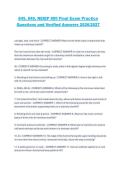 Advanced Topics in Elevators 800 &lpar;Courses 845&comma; 840&rpar;&comma; NEIEP &ndash; National Elevator Industry Educational Program&comma; 2026&sol;2027&comma; Practice Questions with Verified Answers