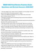 NEIEP 800 Final Review Practice Exam &ndash; 2026&sol;2027 Questions and Revised Answers