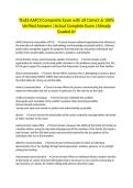 TExES AAFCS Composite Exam with all Correct & 100&percnt; Verified Answers &vert;Actual Complete Exam &vert;Already Graded A&plus;