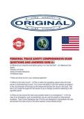 PERSONAL TRACK SAFETY COMPREHENSIVE EXAM QUESTIONS AND ANSWERS SURE A&period;pdf