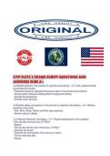 CITP FLETC 2 EXAMS SCRIPT QUESTIONS AND ANSWERS SURE A&period;pdf
