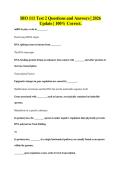 BIO 111 Test 2 Questions and Answers &vert; 2026&NewLine;Update &vert; 100&percnt; Correct&period;