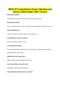 BIOS 255 Comprehensive Exam 2 Questions and&NewLine;Answers &vert; 2026 Update &vert; 100&percnt; Correct&period;