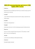 Bundle of BIOS 255 Exams- Questions and Answers &vert; 2026 Update &vert; 100&percnt; Correct&period;