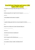 Evan 101 Exam 3 Questions and Answers &vert; 2026&NewLine;Update &vert; 100&percnt; Correct&period;