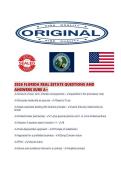2026 FLORIDA REAL ESTATE QUESTIONS AND ANSWERS SURE A&period;pdf&NewLine;&NewLine;1&period; Document information