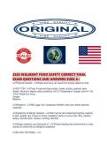 2026 WALMART FOOD SAFETY CORRECT FINAL EXAM QUESTIONS AND ANSWERS SURE A&period;pdf