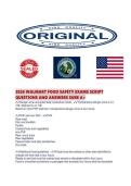 2026 WALMART FOOD SAFETY EXAMS SCRIPT QUESTIONS AND ANSWERS SURE A&period;pdf