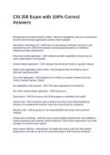 CIS 200 Exam with 100&percnt; Correct Answers