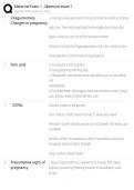 Maternal Exam 1 &ndash; Study Guide&comma; Key Concepts & Practice Questions