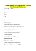 NURS 751 Finals Prep Questions and Answers &vert;&NewLine;2026 Update &vert; 100&percnt; Correct&period;