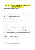 NUR 751 &ndash; NMBDs Questions and Answers &vert; 2026&NewLine;Update &vert; 100&percnt; Correct&period;