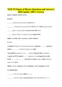 NUR 751 Basics of Pharm&ndash;Questions and Answers &vert;&NewLine;2026 Update &vert; 100&percnt; Correct&period;