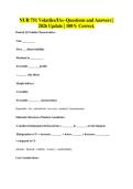 NUR 751 Volatiles&sol;IAs&ndash;Questions and Answers &vert;&NewLine;2026 Update &vert; 100&percnt; Correct&period;