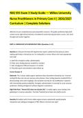 NSG 555 Exam 3 Study Guide &mdash; Wilkes University&NewLine;Nurse Practitioners in Primary Care II &vert; 2026&sol;2027 Curriculum &vert; Complete Solutions