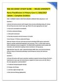 NSG 555 EXAM 4 STUDY GUIDE &mdash; WILKES UNIVERSITY &NewLine;Nurse Practitioners in Primary Care II &vert; 2026&sol;2027 &NewLine;Update &vert; Complete Solutions 