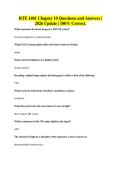 RTE 1401 Chapter 10 Questions and Answers &vert;&NewLine;2026 Update &vert; 100&percnt; Correct&period;