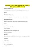 RTE 1401 Final Exam Questions and Answers &vert;&NewLine;2026 Update &vert; 100&percnt; Correct&period;