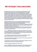 BSC 120 Chapter 1 Exam Latest Update
