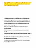 PMI-ACP Mock Exam 1 &vert; Fully Solved Practice Questions & Verified Answers &vert; PMI Agile Certified Practitioner Test Prep &lpar;Latest 2026&sol;2027&rpar;