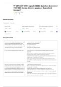 TF-CBT CERT EXAM &lpar;updated 2026&rpar; Questions & Answers &vert; With 100&percnt; Correct Answers graded A&plus; Guaranteed Success&excl;&excl;
