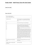 Shadow Health - Health History Exam with solved solution
