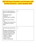 OAE 043 Exam Questions and Answers with&NewLine;Verified Solutions &vert; Latest Updated 2026