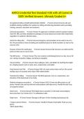 AAFCS Credential Test Standard 4&period;00 with all Correct & 100&percnt; Verified Answers &vert;Already Graded A&plus;