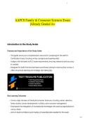 AAFCS Family & Consumer Sciences Exam &vert;Already Graded A&plus;