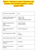 Week 9 - OAE part 2 exam 2 Questions and&NewLine;Answers with Verified Solutions &vert; Latest&NewLine;Updated 2026