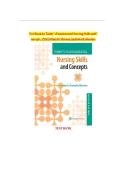 TEST BANK FOR Timby's Fundamental Nursing Skills and Concepts 12th Edition by Loretta A Donnelly-Moreno ISBN&colon;978-1975141769 COMPLETE GUIDE ALL CHAPTERS COVERED 100&percnt; VERIFIED A&plus; GRADE ASSURED&excl;&excl;&excl;&excl;&excl; NEW LATEST UPDATE&excl;&excl;&excl;&excl;&excl;