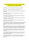 AAFCS 200 Composite Exam with all Correct & 100&percnt; Verified Answers &vert;Already Graded A&plus;