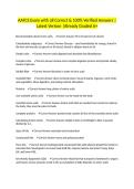 AAFCS Exam with all Correct & 100&percnt; Verified Answers &vert;Latest Version &vert;Already Graded A&plus;