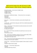 AAFCS Interior Design Test with all Correct & 100&percnt; Verified Answers &vert;Latest Version &vert;Already Graded A&plus;